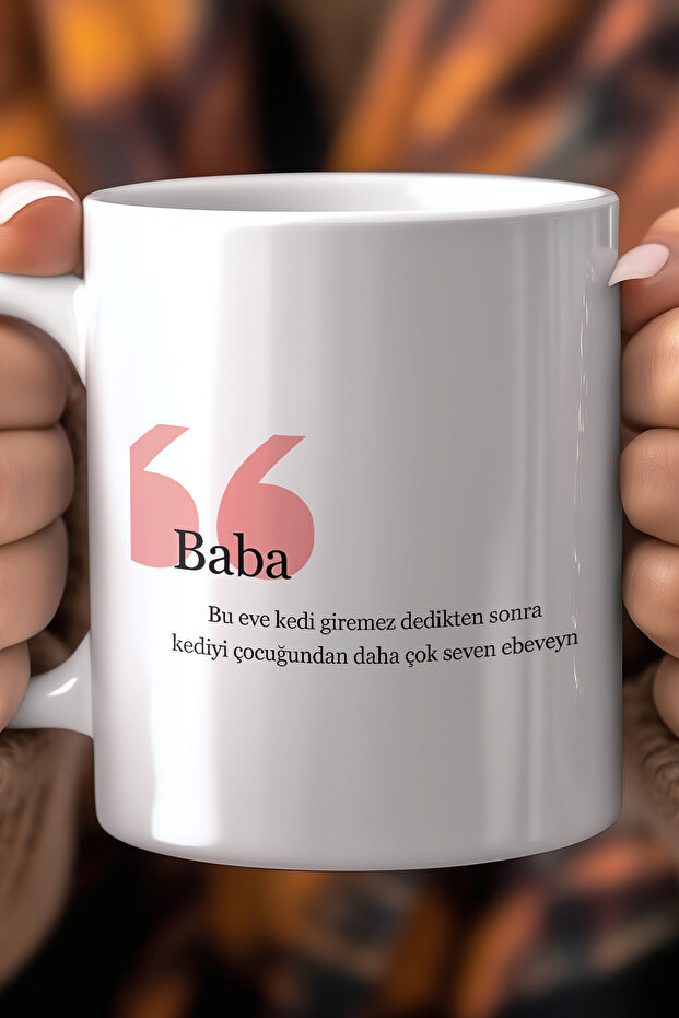 Gift for Father Humorous 330ml Printed White Ceramic Mug Cup