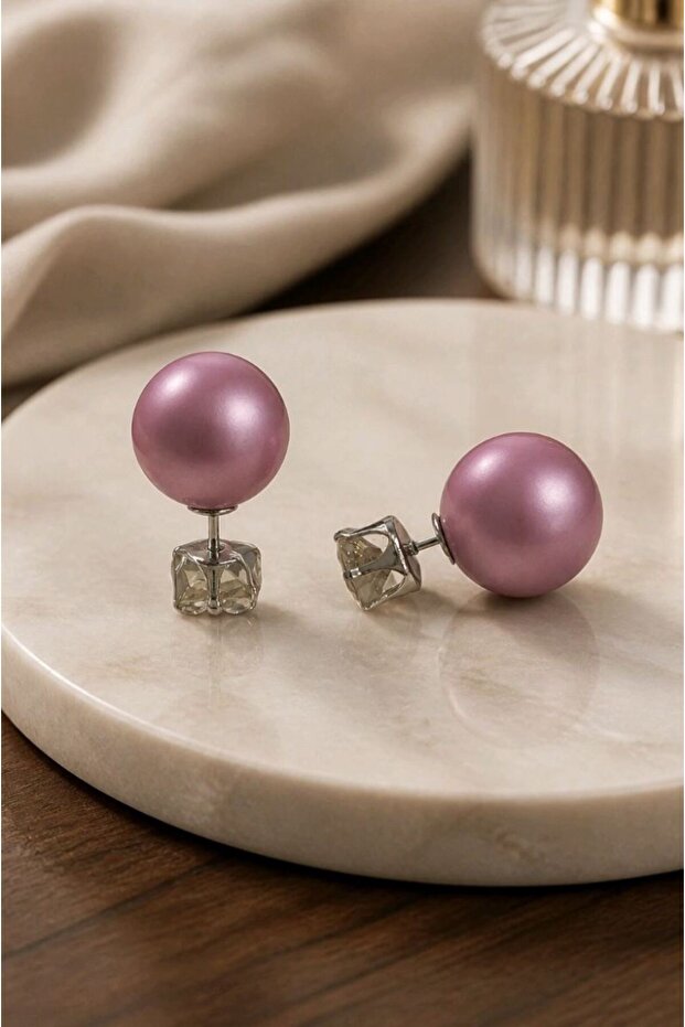 Luxury Earrings with Pearls and Stones