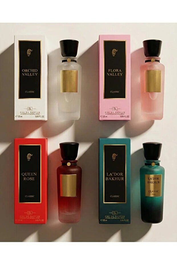 مجموعه عطور كلاسك مكونه من 4 قطع 25 مل