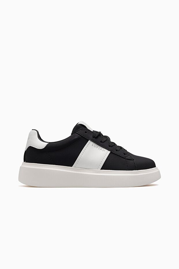 Luna Women's Leather Sneaker Shoes 26Y 121230055 Black