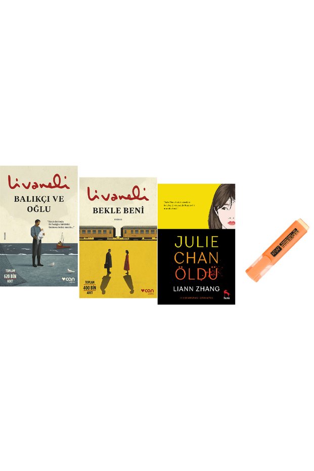 Balıkçı Ve Oğlu + Bekle Beni + Julie Chan Öldü 3 Book Set Kalem Hd
