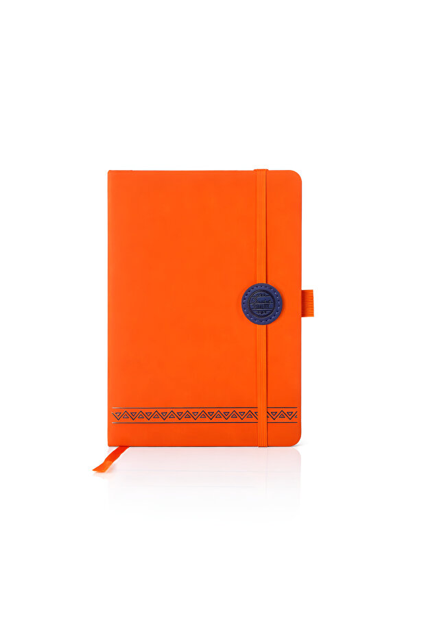 A5 PU Leather Notebook with Phone Holder & Pen Loop – 96 Ruled Pages