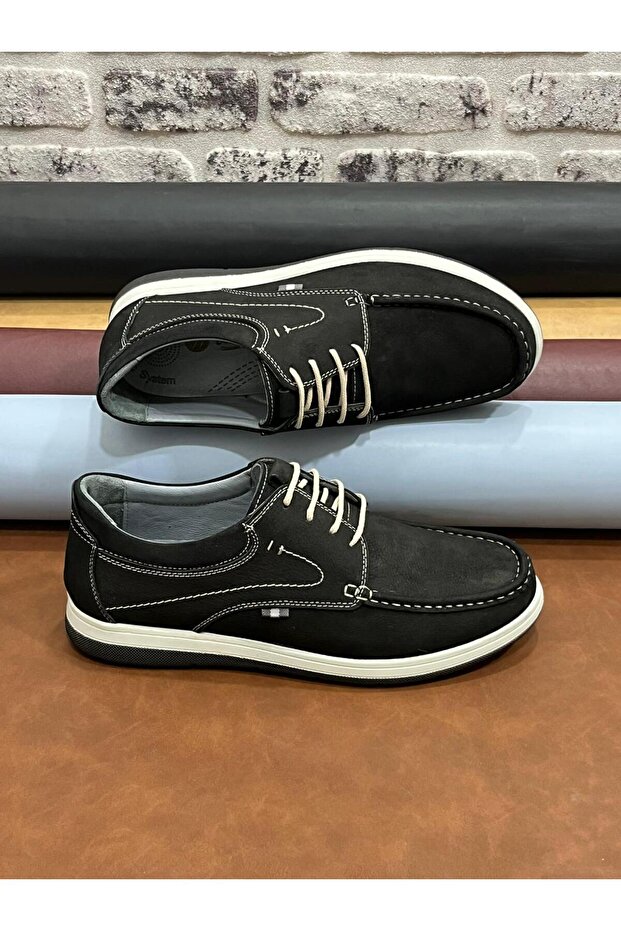 Genuine Nubuck Leather Orthopedic Comfortable Lightweight Soft Men's Shoes
