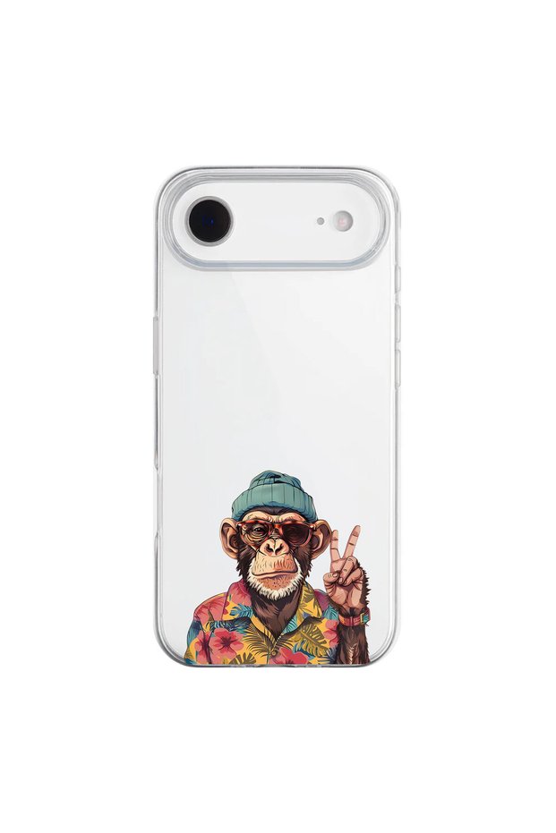 Cool Animal 9 Design Transparent Case Compatible with iPhone 17 Air