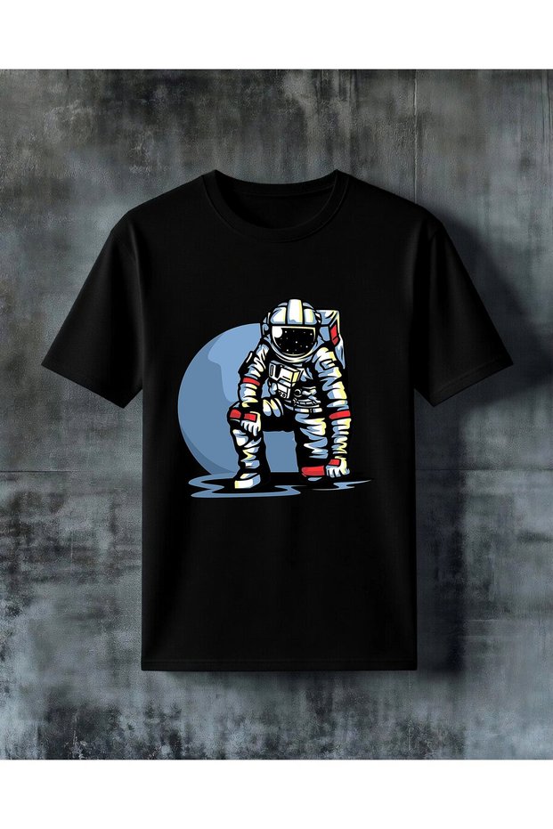 Astronaut Space 10 Printed Oversize T-Shirt