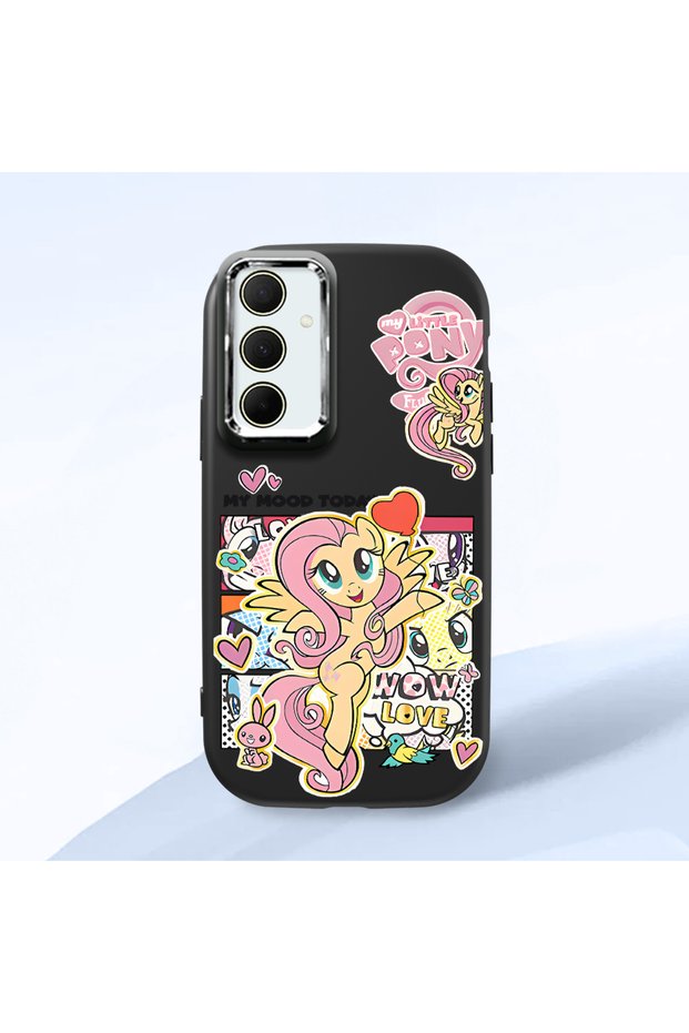 Samsung Galaxy A35 Compatible Black Silicone Case with Shock-Absorbing Camera Protections