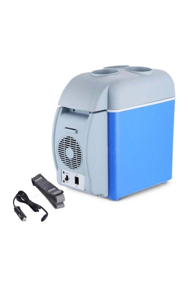 Car Icebox 7.5L Dual Function Mini Car Refrigerator Food and Beverage Cooler and Warmer