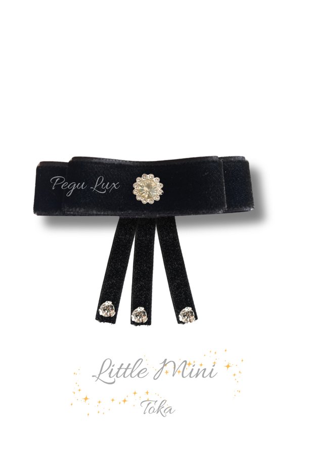 Little Mini Lux Velvet Clip with Stone Closure 1 Piece, Holiday, Celebration, Special Day 31