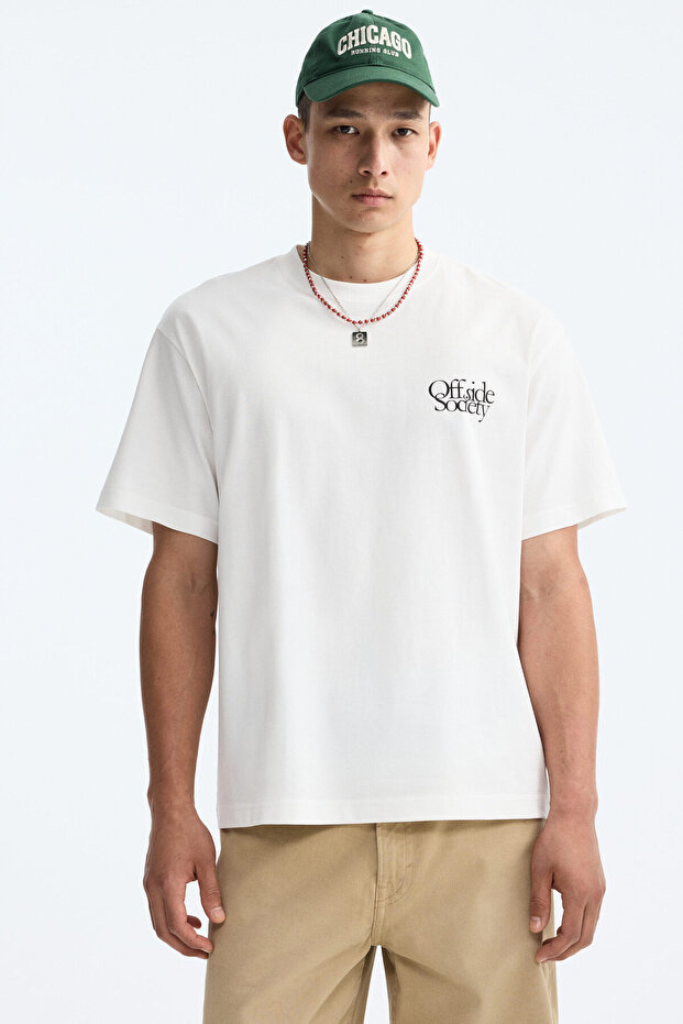 Loose Fit Baskılı Tişört