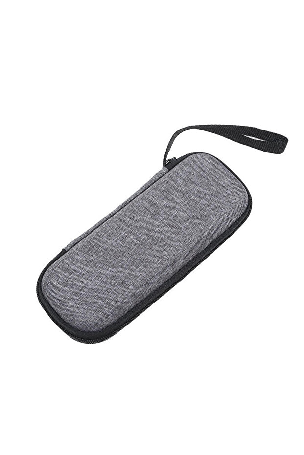 grey 1PC Male Shaver Storage Box Waterproof Razor Travel Case Mesh Pocket Shaver Bag Protective Case