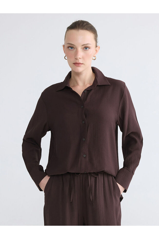 Trendlucky Textured Women's Shirt with a Difference