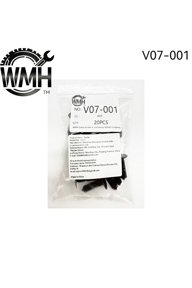 V07-001-20pcs 20/50Pcs Plastic Screw Fasteners Auto Roof Tailgate Lining Rivet Trim Panel Clip Car M