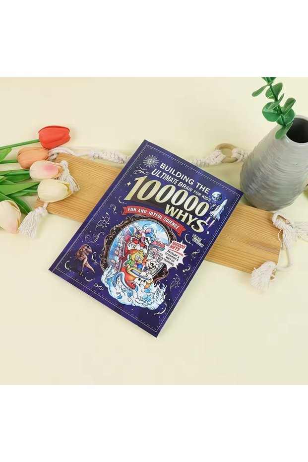 1 100000 Whys: Building the Ultimate Brain for Kids English Version Fun Science Cartoon Book Childr.