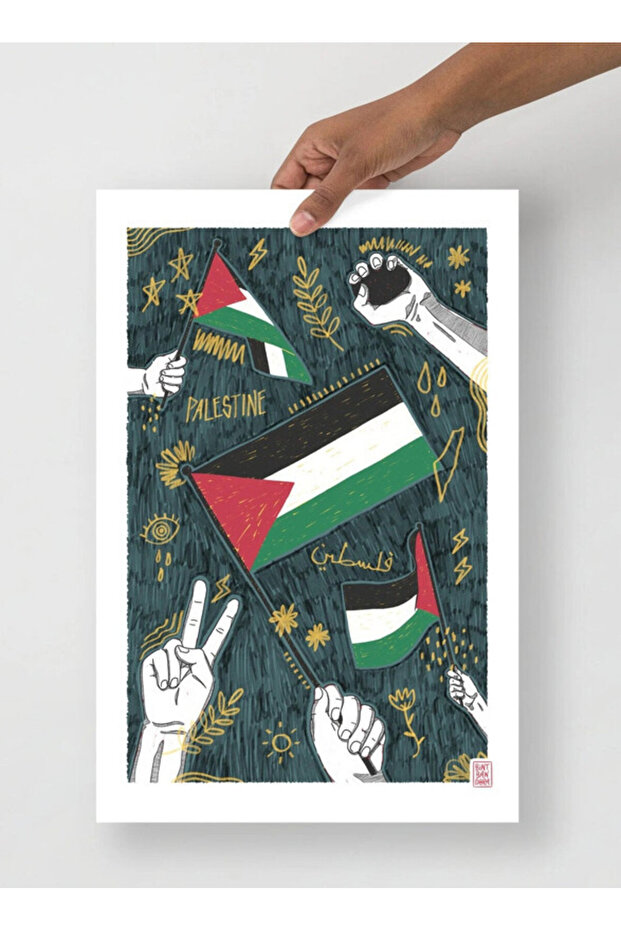 Free Palestine Printed Poster ( Print Only) 30x40cm