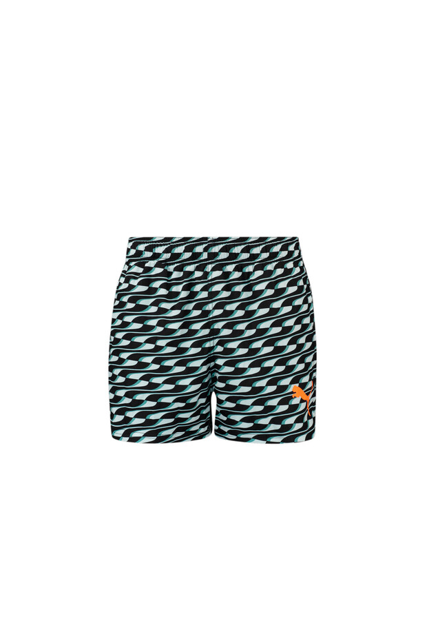 Men Swim Formstrip Short Shorts - Black