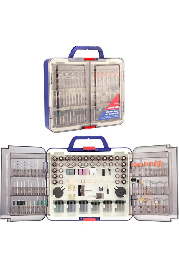 Rotary Tool Accessories Kit, 476 pcs Accessory Set, 1/8" (3.2 mm) Shank Electric Grinder