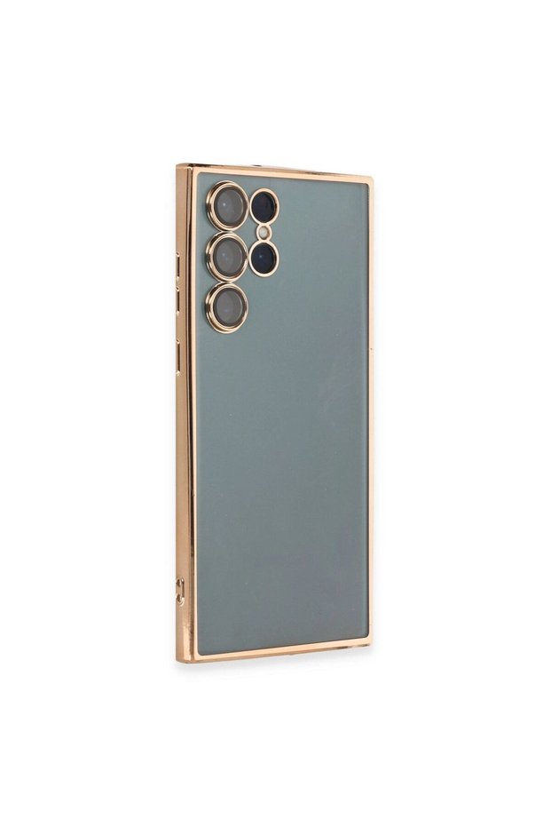 Glb-Stl41414 Samsung Galaxy S22 Ultra Case Razer Lens Silicone - Gold