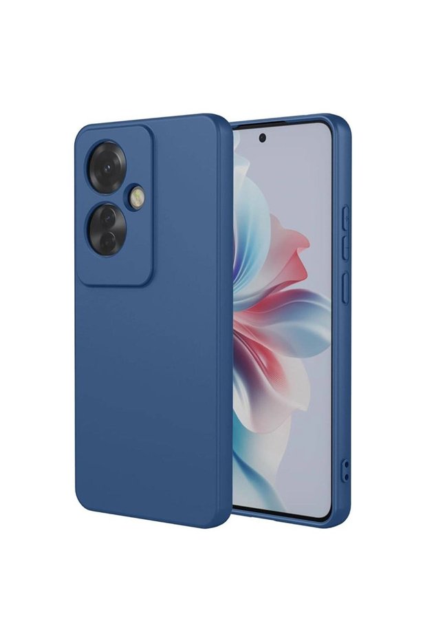 Oppo Reno 11F Case First Silicone - Navy Blue
