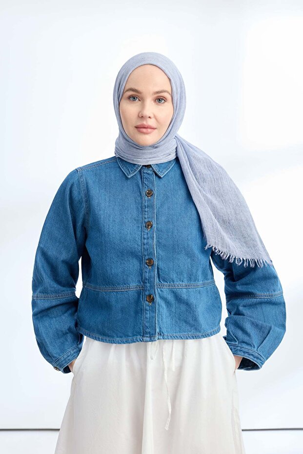 شال فيسكوز عضوي الملمس