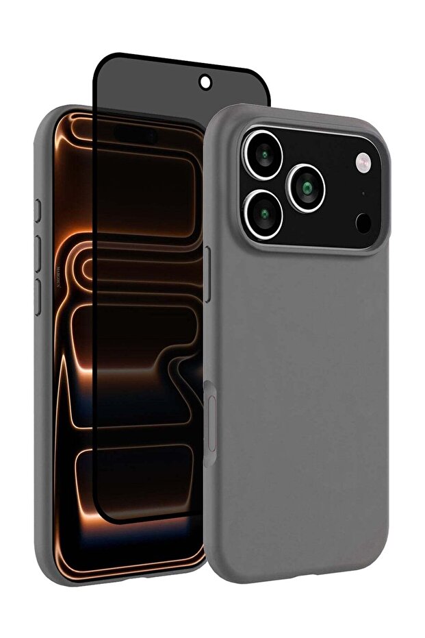 2 Packs Silicone Protective Phone Case for iPhone 17 Pro - Soft Anti-Scratch Microfiber Lining Ultra Slim