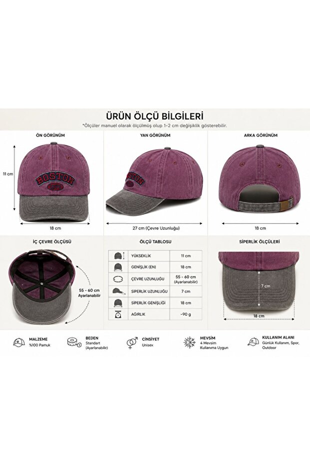 Baseball Şapka Unisex