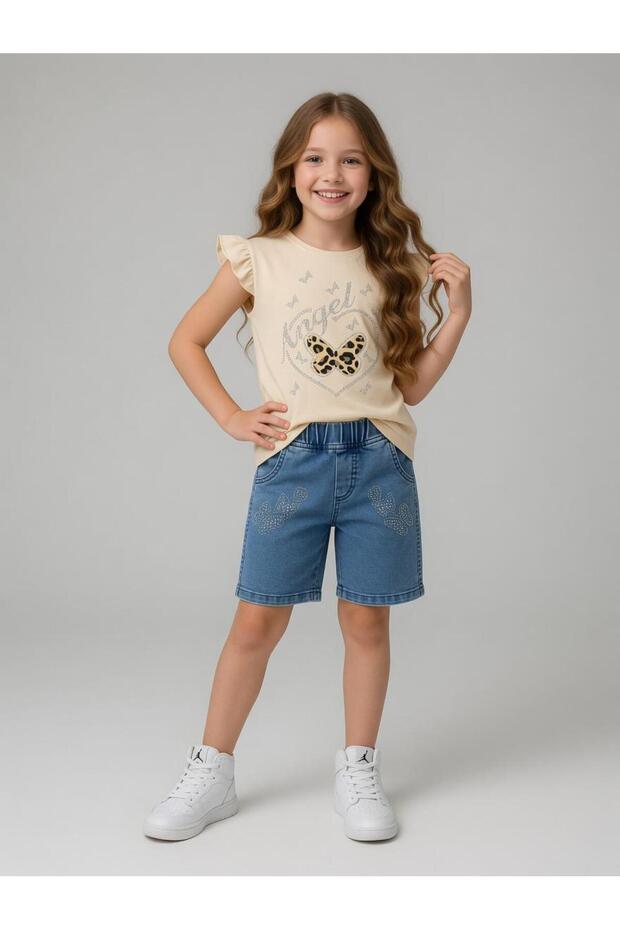 Angel Yazili Girls' Set