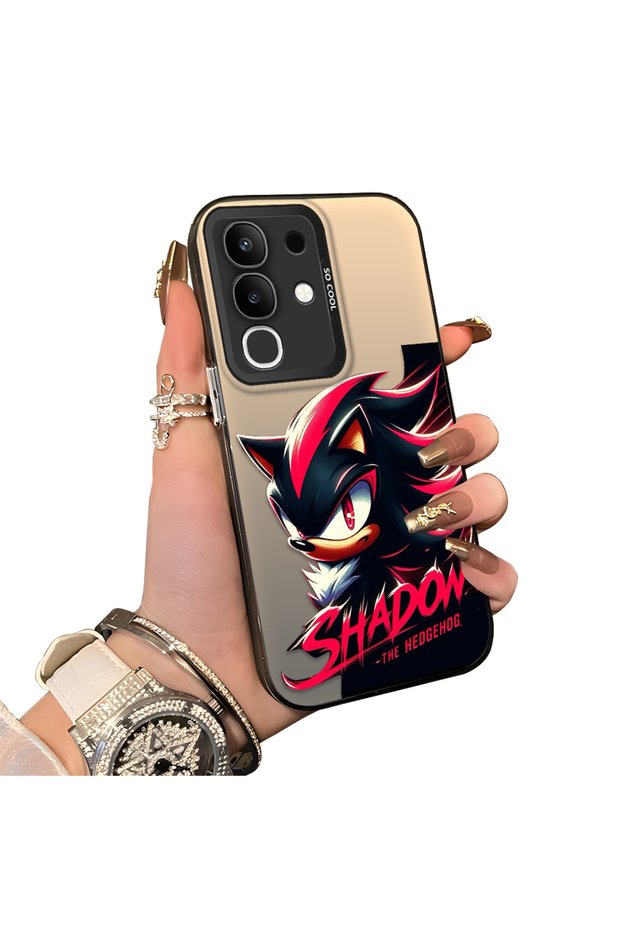 Vivo Y29 4g(V2434) Compatible Hard Acrylic Back Silicone Edge Lens Protection Case