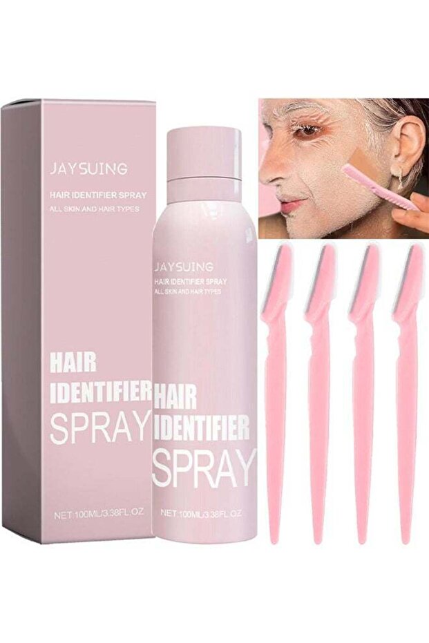 Hair Identifier Spray For Face Shaving Dermaplaning, White Dermaplaning Spray, 100ML