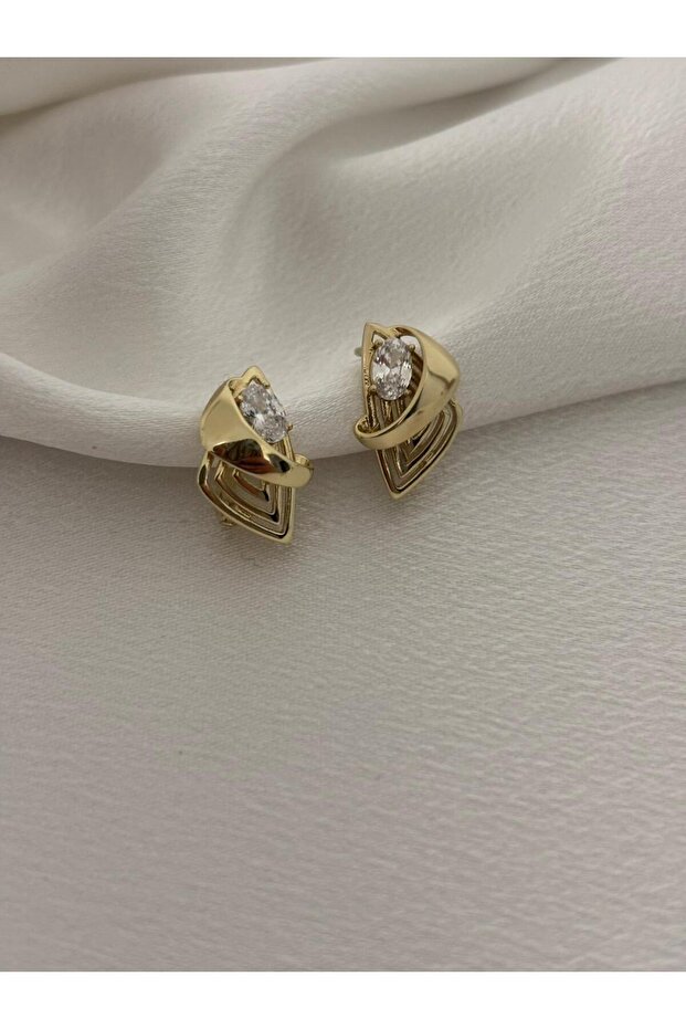 Zircon Stone Jewelry Model Xuping Steel Earrings