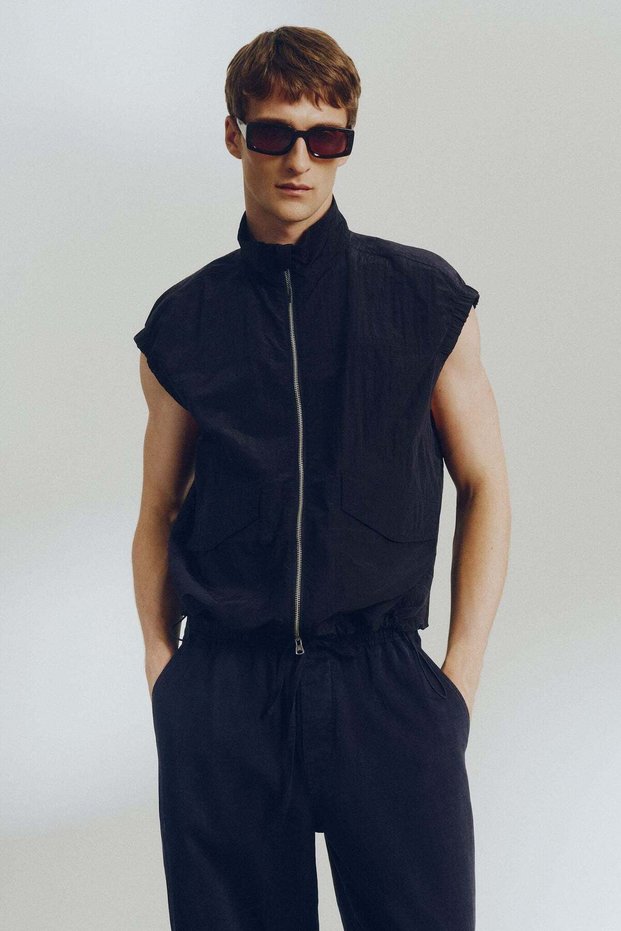 Nylon gilet