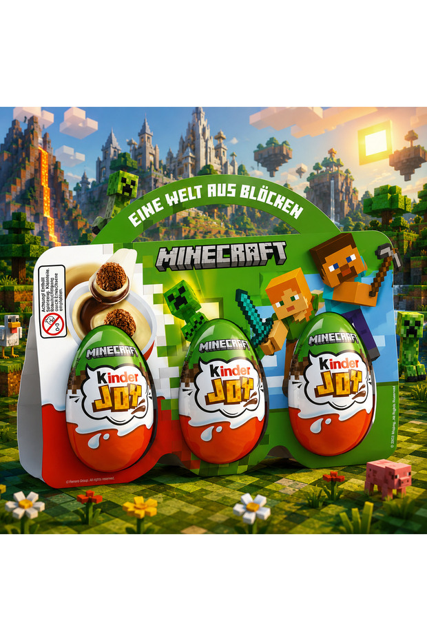 Kinder joy minecraft 3'lü