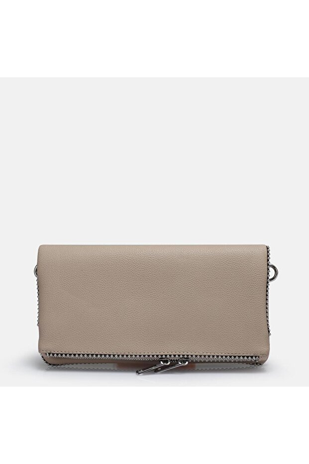 Beige portfolio bag