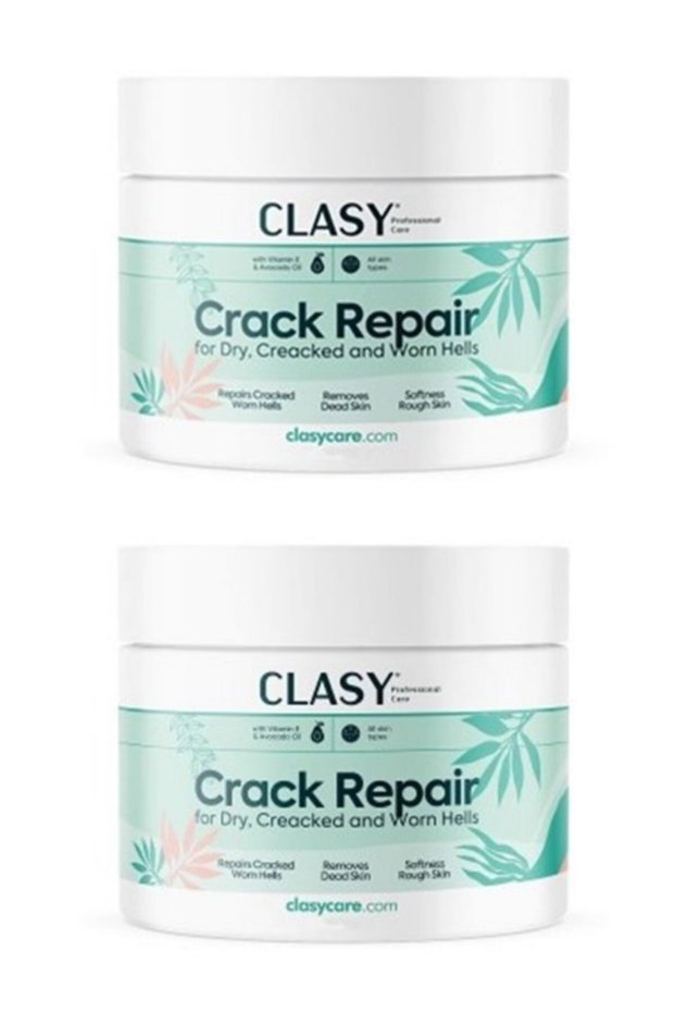Clasy Care Crack Repair Foot and Heel Cream - 2 Pieces