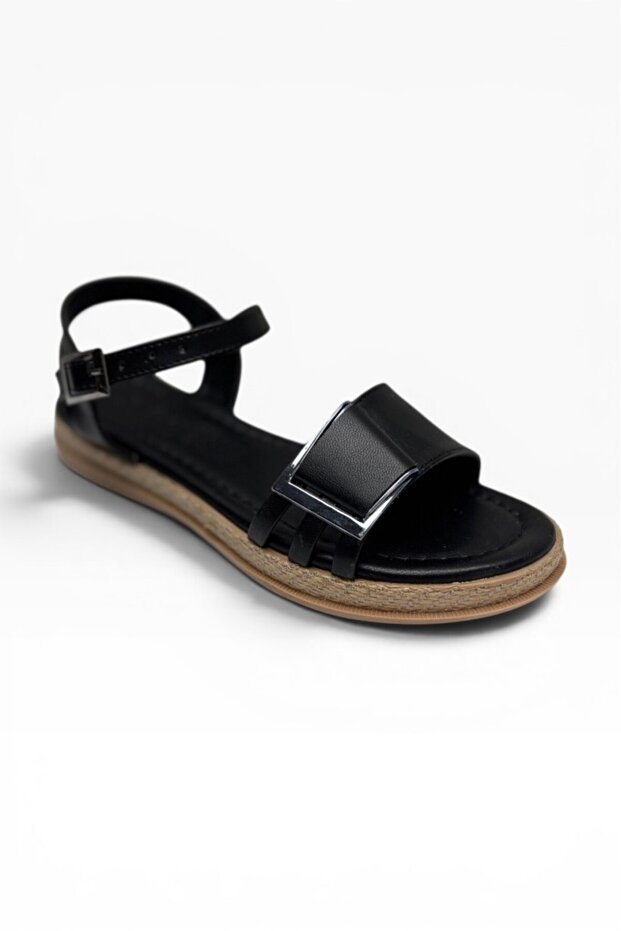 205-26 Anatomical Women's Sandals with Leather Buckle