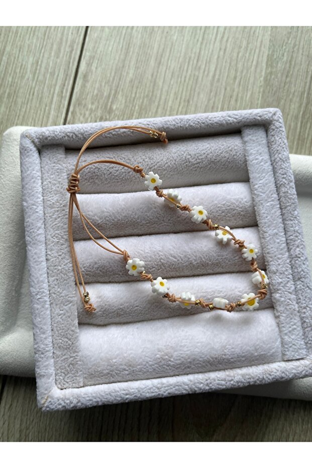 Papatya Natural Stone Rope Bracelet & Anklet Handmade