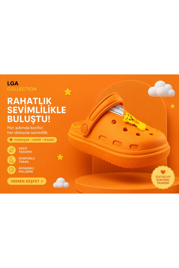 Children's Cross Slippers Emoji Size 26 - 35 Eva Sole New Season