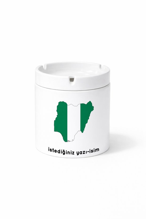 Flag Nigeria Flag Nigeria Illustration Country Double Sided Printed Porcelain Magic Mug Cup
