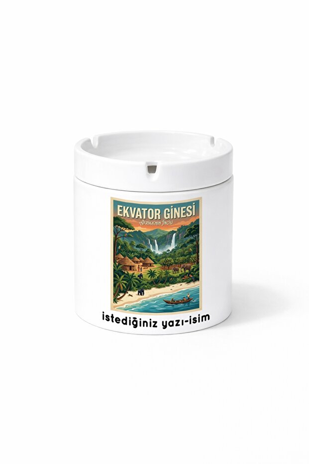 Equatorial Guinea - Equatorial Guinea City Double-Sided Printed Porcelain Magic Mug