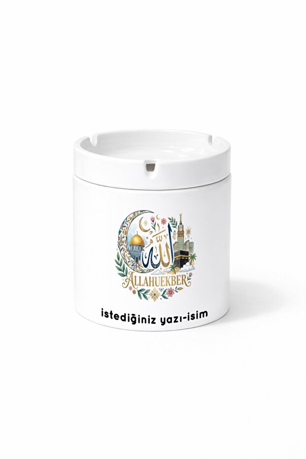 Islam Islamism Allahuekber Allahu-Ekber Double Sided Printed Porcelain Magic Mug Cup