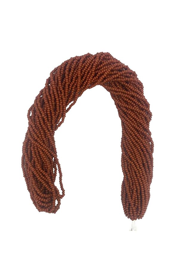 Preciosa 11/0 Glass Sand Beads, Czechoslovakia Beads, Bead Diameter:2.1 mm Light Brown