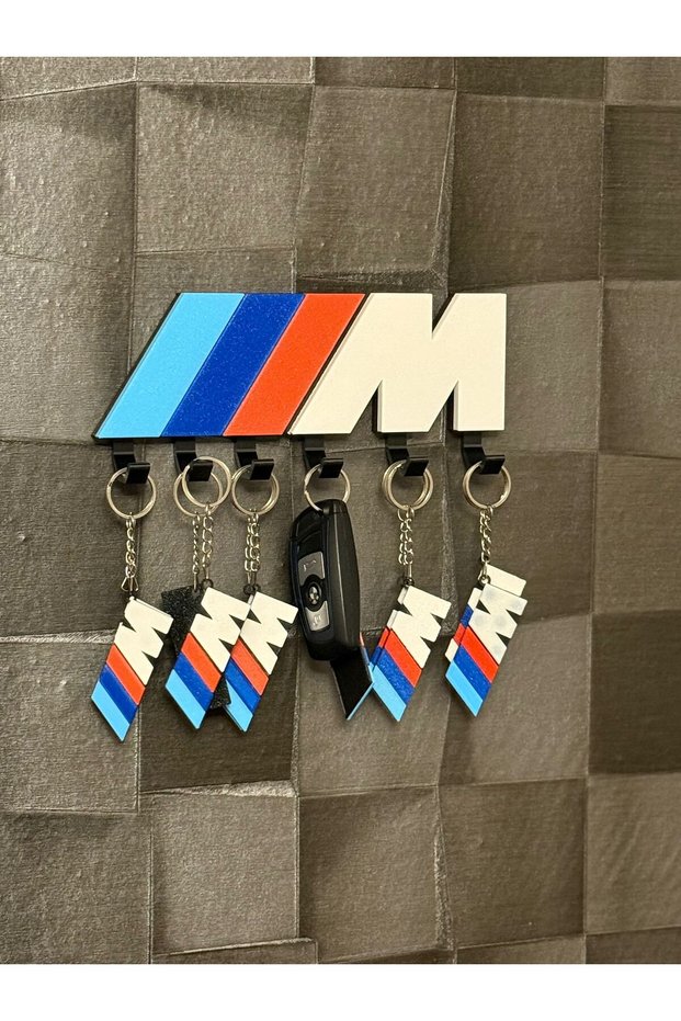 Bmw m Sport Logo Keychain (50 Pieces - Stand Is Shown in the Image)