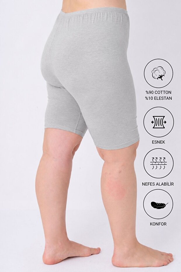 Women's 5-Pack Plus Size Underwear Leggings - 90% Cotton