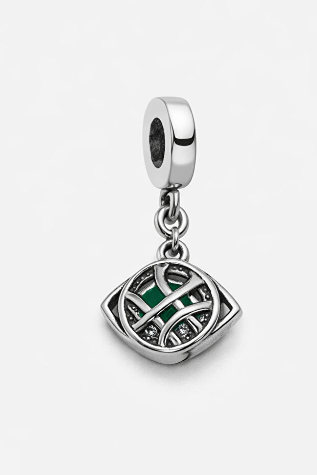 Doctor Strange Green Stone Steel Charm