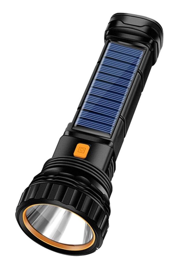 Flashlight, Solar or Rechargeable 1000 Lumens LED Flashlight Multi Function