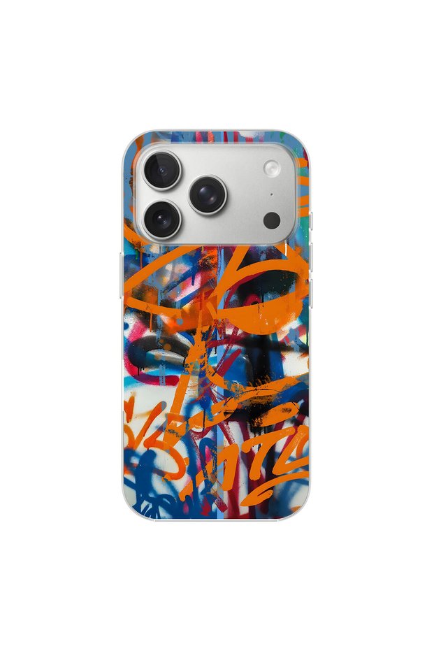 iPhone 17 Pro Compatible Graffiti 2 Design Transparent Case