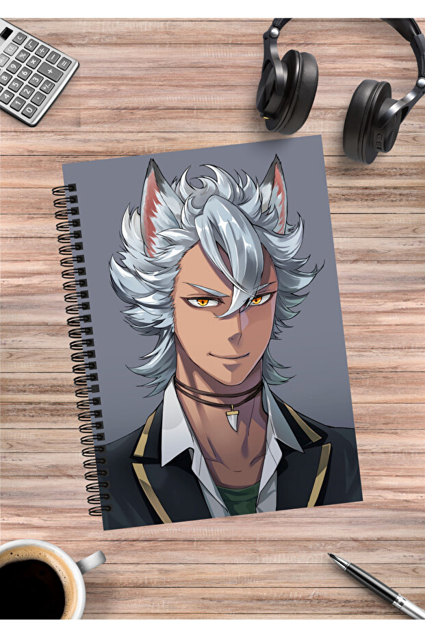 Twisted Wonderland Anime Spiral Notebook A5 (50 Sheets)