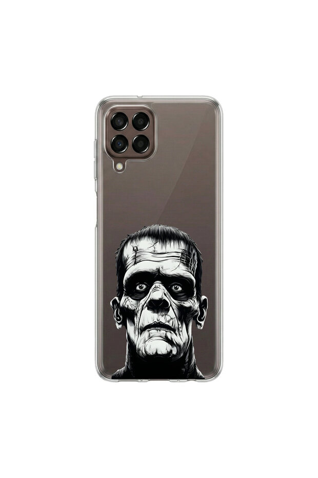 Samsung Galaxy M33 Compatible Horror 6 Design Transparent Case