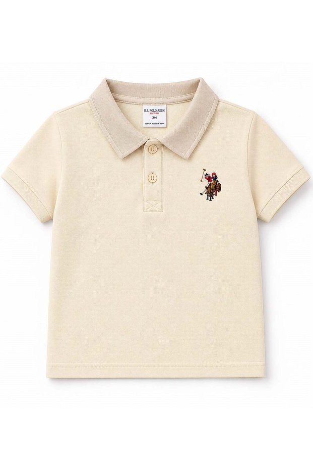 U.S. Polo Assn Baby Boy Polo Collar T-Shirt 6 Months 3 Years Old Kemi̇k