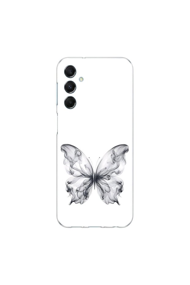 Samsung Galaxy M34 Compatible Butterfly 1 Design Transparent Case