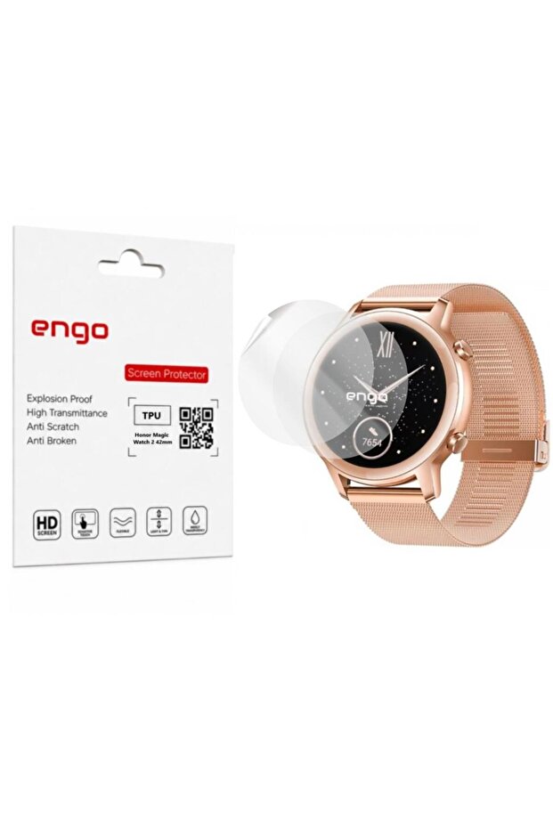 واقي شاشة Honor MagicWatch 2 مقاس 42 ملم من مادة TPU قطعتين